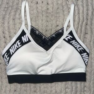 Nike Women's Black and White Sports Bra